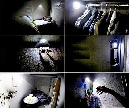 Motion Sensor LED Night Light | Wireless Battery-Powered Indoor & Outdoor Light | Automatic Motion & Light Sensor