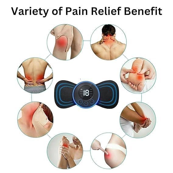 Wireless EMS Mini Body Massager – Portable Butterfly Massager