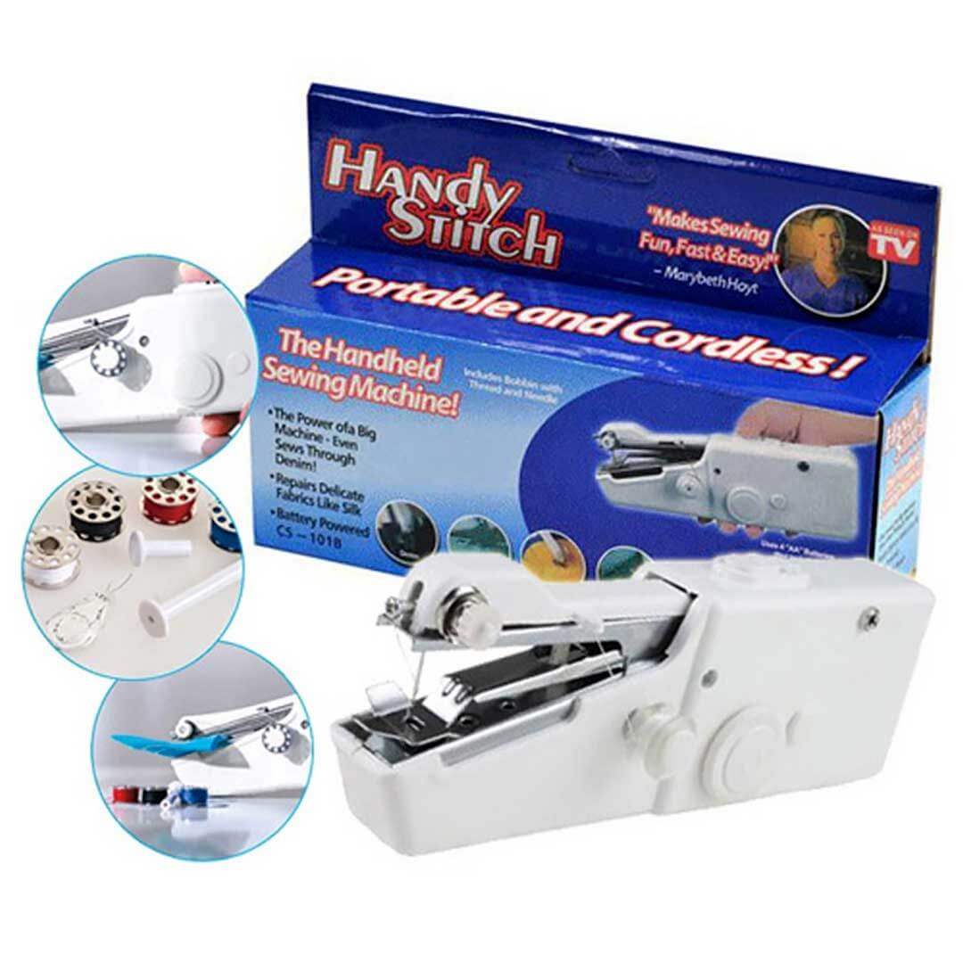 Handy Stitch Portable Cordless Sewing Machine | Mini Handheld Sewing Machine With Sewing Kit
