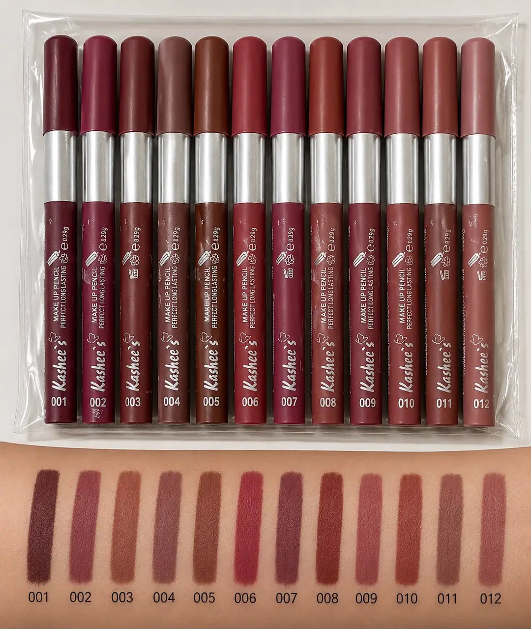 Kashee’s 6-In-1 Makeup Deal – Foundation, Fixer, Lip Pencil Set, Face Powder, Loose Powder & Paint Stick | Pack of 6