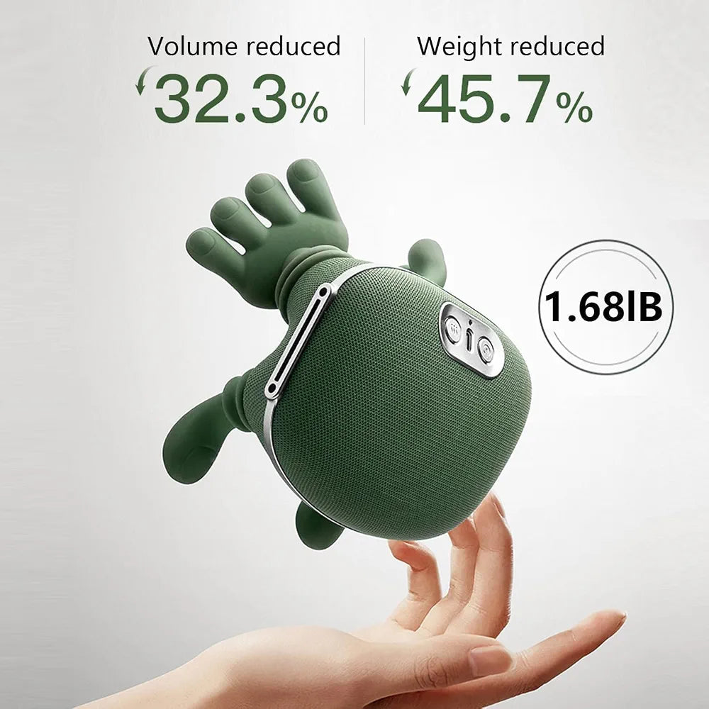 Smart Finger Pressure Neck Massager – Electric Deep Kneading Heated Neck & Shoulder Massager