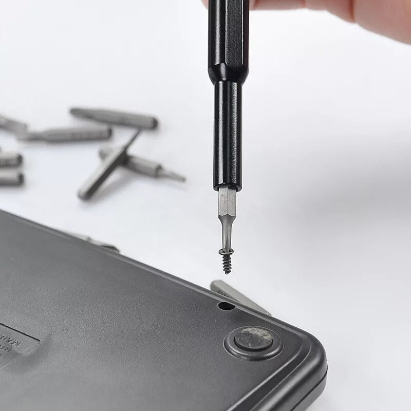 24-in-1 Magnetic Screwdriver Bit Set – Compact Repair & Disassembly Tool Kit