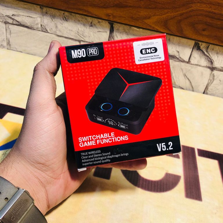 M90 Pro TWS Wireless Earbuds – Bluetooth Earphones with LED Digital Display