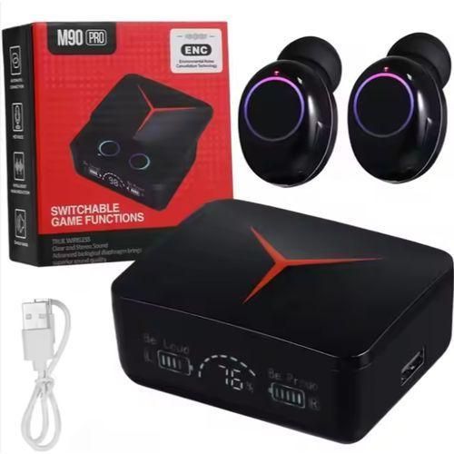 M90 Pro TWS Wireless Earbuds – Bluetooth Earphones with LED Digital Display