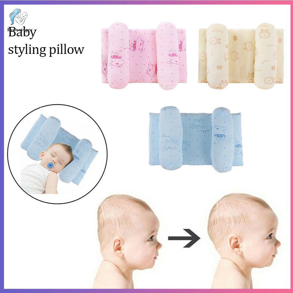 Newborn Baby Head Support Pillow – Soft Infant Pillow with Ergonomic Head Support | Random Color & Design
