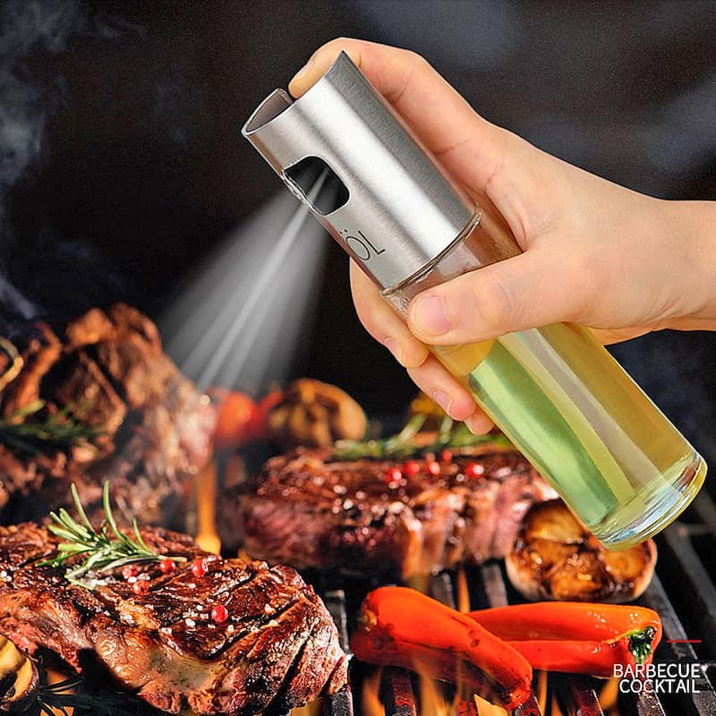 100ml Glass Oil Spray Bottle – Fine Mist Cooking Sprayer