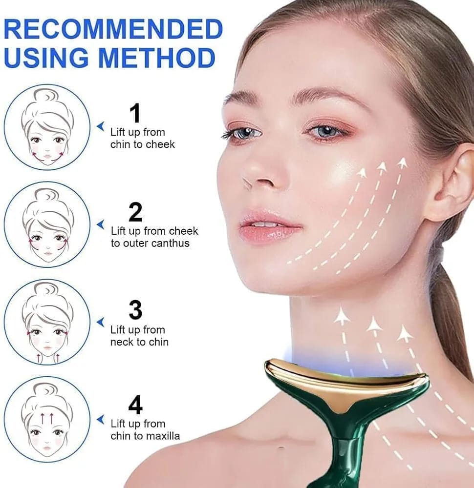 3-in-1 Face Slimming & Uplift Wand – Thermal & Vibration Facial Massager