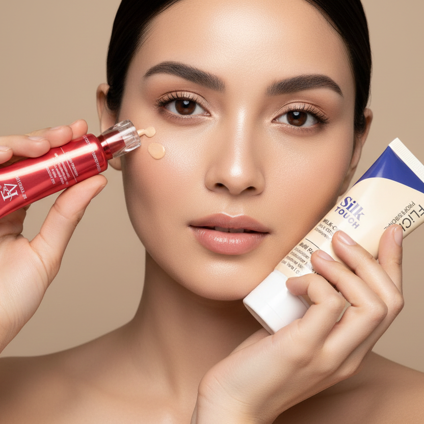 Flicka 2-In-1 Makeup Deal – Primer 60g + Foundation 30g Combo