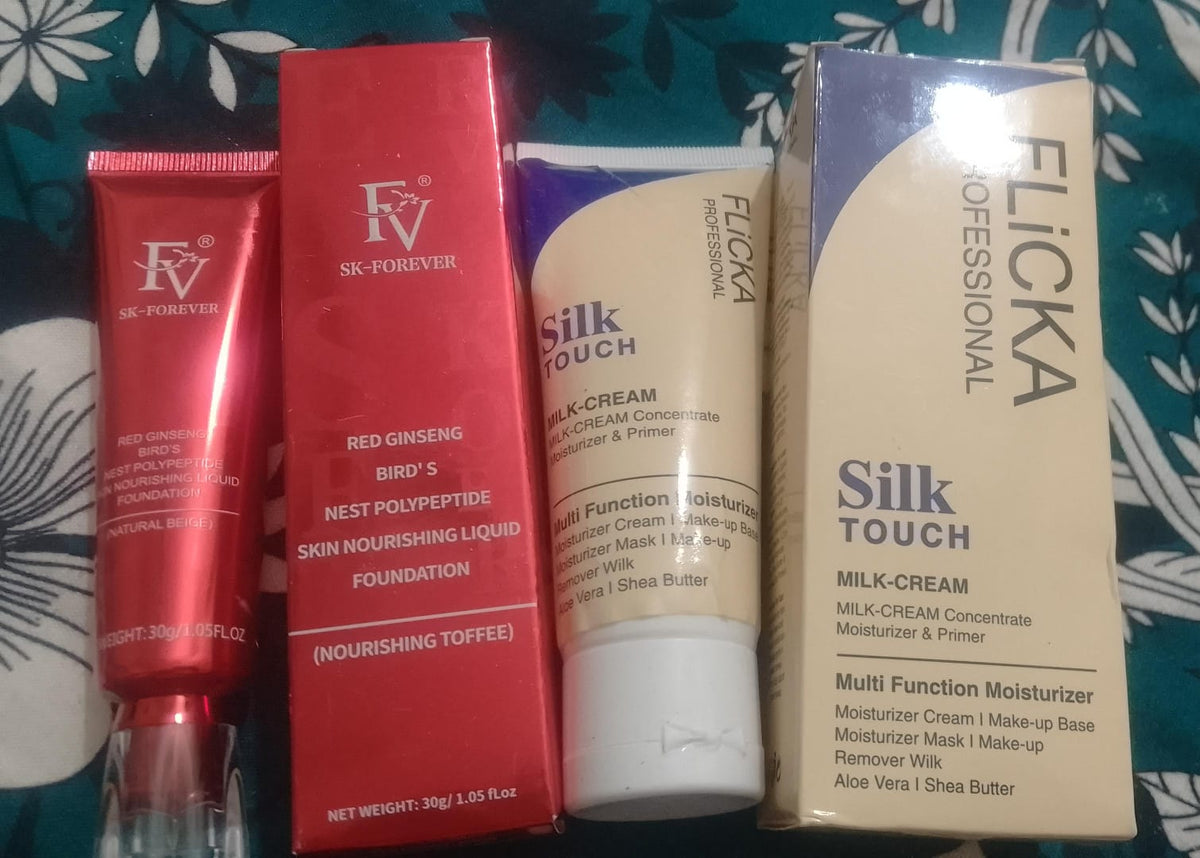 Flicka 2-In-1 Makeup Deal – Primer 60g + Foundation 30g Combo