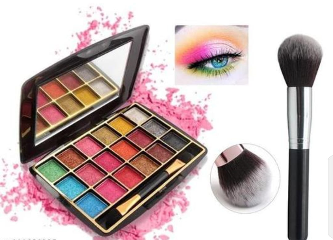 MAT Beauty 18 in 1 Professional Eyeshadow Kit – Neutral & Versatile Shades for Everyday and Party Makeup