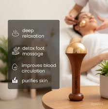 Kansa Wand Massager – Bronze Face, Body & Foot Massage Tool