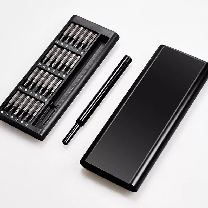 24-in-1 Magnetic Screwdriver Bit Set – Compact Repair & Disassembly Tool Kit