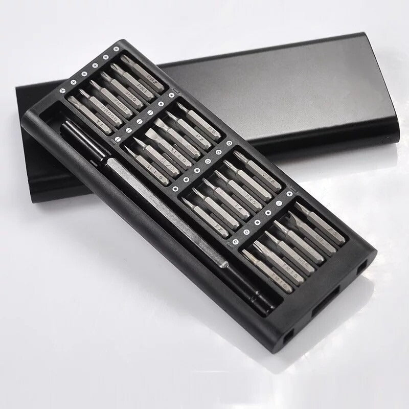 24-in-1 Magnetic Screwdriver Bit Set – Compact Repair & Disassembly Tool Kit
